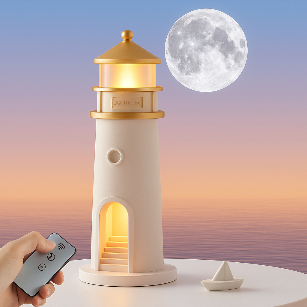 Moon Projection Lighthouse