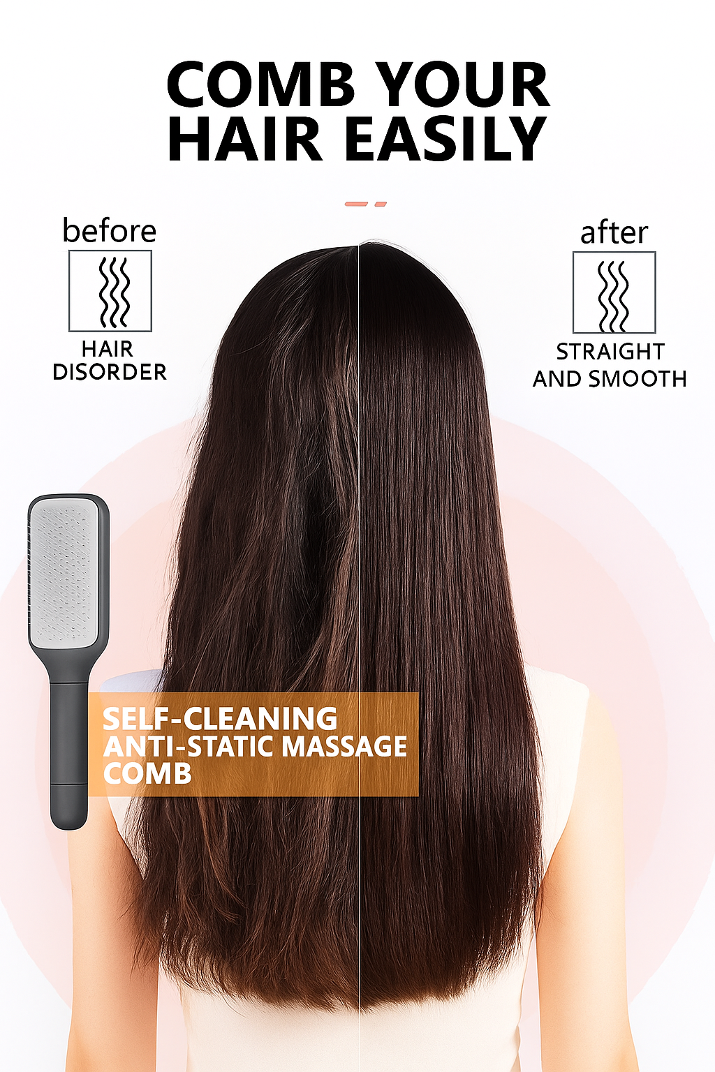Anti-Static Massage Comb